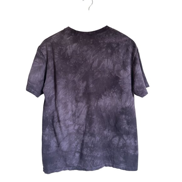 The Mountain Size Small Rainbow Lion T-Shirt Crewneck Short Sleeve Gray Tie Dye - Picture 2 of 7